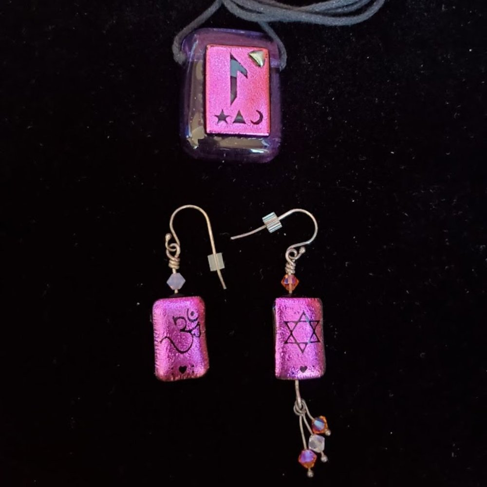 Necklace & Earring set.  Hand-crafted